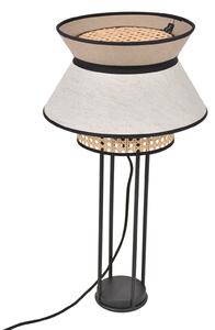 Lampă de masă MARKET SET, Singapour DBL, Bej, Camera de zi, Țesătură / Textil, Design