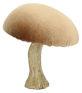 Decorațiuni Velvet Mushroom 17 cm caramel