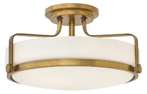 HINKLEY Plafonieră distanțată Harper Ø 45,6cm, alamă antic, reglabil, Bronz / Alamă Veche, Camera de zi / sufragerie, Metal