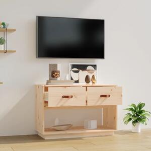 Comodă TV, 90x40x60 cm, lemn masiv de pin