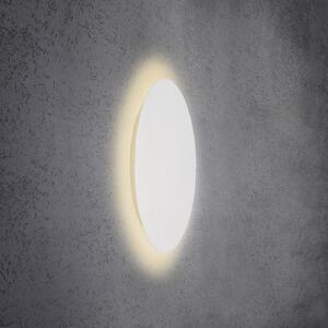 Escale Blade aplică perete LED, alb mat, Ø 59 cm, reglabil, Alb, Camera de zi / sufragerie, Metal, Modern