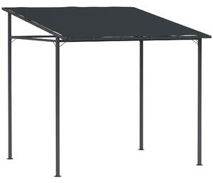 Outsunny Pergolă de Grădină din Metal și Poliester, 238x238x235/194 cm, Gri Închis | Aosom Romania