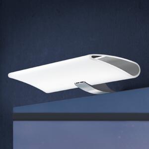 Ebir Lampă LED oglindă Miracle crom, lățime 30 cm, Metalic, Baie, Plastic, Modern