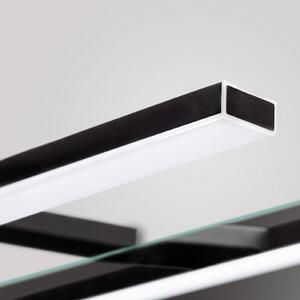Ebir Esther 2 LED-uri pentru oglindă, negru mat, 28 cm, Negru, Baie, Plastic, Modern
