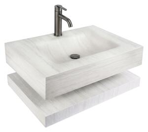 Lavoar suspendat cu raft Rea Apollo Muralto Roma 80