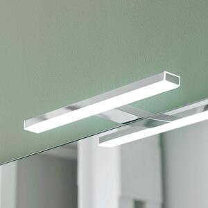 Ebir Esther 2 LED-uri pentru oglindă, cromat, 28 cm, Metalic, Baie, Plastic, Modern