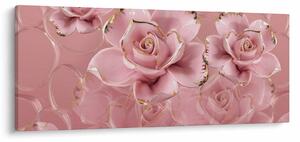 Tablou - Decor floral (120x50 cm)