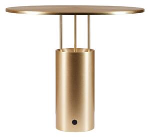 Lampă de masă Piet Hein, Tempel280, reglabil, Auriu / Alamă, dormitor, Aluminiu, Design
