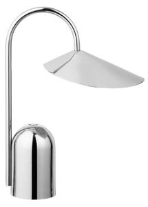 Lampă de masă ferm LIVING, Arum, reglabil, Metalic, Camera de zi, Oțel inoxidabil, Design