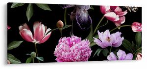 Tablou - Ilustrație de flori (120x50 cm)