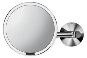 Oglinda de perete din plasă Simplehuman, oțel inoxidabil lucios