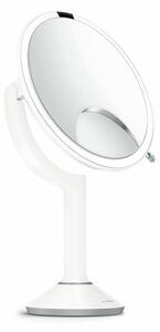 Oglindă Simplehuman cu senzor TRIO cu control tactil, albă