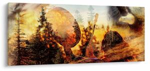 Tablou - Motiv șamanic (120x50 cm)