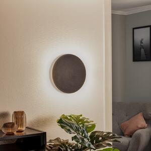 EMIBIG LIGHTING Aplică perete Form 2, lumină indirectă, Ø 30 cm, reglabil, Negru, Camera de zi / sufragerie, Metal, Modern