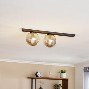 EMIBIG LIGHTING Plafonieră Fit, negru/grafit, 2 becuri, reglabil, Negru, Camera de zi / sufragerie, Metal, Modern