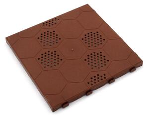 Placi de plastic Linea Easy 40 x 40 x 2,65 cm, maro