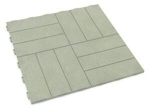 Placi de plastic Linea Marte 56,3 x 56,3 x 1,3 cm, gri deschis