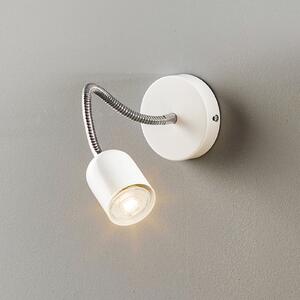 Eko-Light Aplică de perete Maxi cu braț flexibil, alb, reglabil, Alb, Camera de zi / sufragerie, Metal, Modern