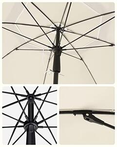 Umbrela de plaja, Songmics, Natural, 160x206 cm