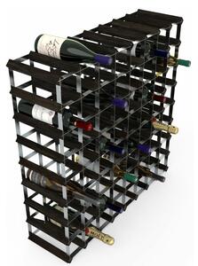 Raft de vin RTA pentru 72 de sticle, desfacut, frasin negru/gri