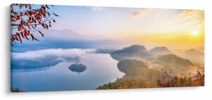 Tablou - Lacul Bled (120x50 cm)