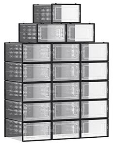 Pantofar din plastic, Songmics, Negru, 33.5×23.2×14.3 cm1