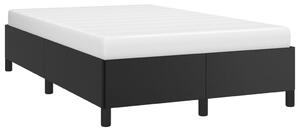 Cadru de pat, negru, 120x200 cm, piele ecologică
