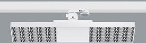 ERCO Jilly 230V 15W extra wide 840 alb/argintiu, reglabil, Alb, Studiu / Birou, Plastic