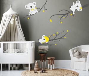 Koala acrobati - sticker perete pentru copii