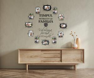Sticker ceas cu rame decorative