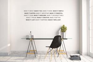Sticker perete - Make it