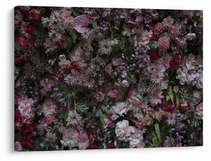 Tablou - Perete de flori (70x50 cm)