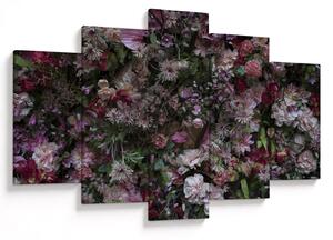 Tablou - Perete de flori (150x105 cm)