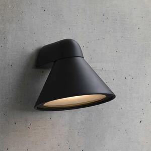 FARO BARCELONA Aplică de exterior Pals, IP65 gri închis, reglabil, Negru, Metal, Modern