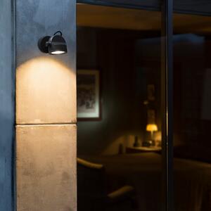 FARO BARCELONA Alfa - proiector LED de perete exterior, IP65, Negru, Metal, Modern, Spot de perete