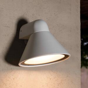 FARO BARCELONA Aplică de exterior Pals, IP65 alb mat, reglabil, Alb, Metal, Modern