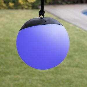 FARO BARCELONA Lampă LED suspendată de exterior Voila mobil, RGAA, Alb, Plastic, Modern