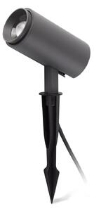 FARO BARCELONA Proiector LED cu crampon Plom, gri închis, Negru, Metal, Modern