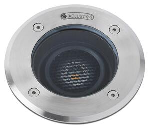 FARO BARCELONA Geiser lumina LED încastrată, rezistent la apă de mare, 18cm, 10°, Metalic, Metal, Modern