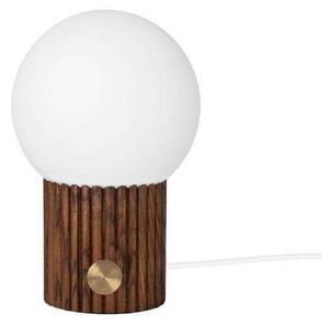 Lampă de masă Globen Lighting, Lemn, dormitor, Sticlă