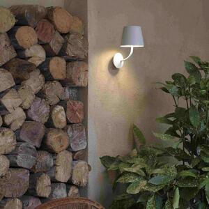 FARO BARCELONA Aplică LED de exterior Toc din aluminiu, alb, Alb, Metal, Modern
