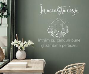 Sticker perete - Casa noastra!