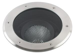 FARO BARCELONA Geiser încastrat lumina LED, rezistent la apă de mare, 26cm, 38°, Metalic, Metal, Modern