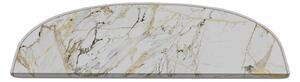 Covorașe pentru scări albe 16 buc. 20x65 cm Marble Art – Vitaus