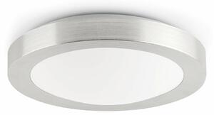 FARO BARCELONA Plafonieră pentru baie Logos, Ø 35 cm, aluminiu, reglabil, Metalic, Baie, Metal, Modern