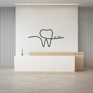 Sticker decorativ pentru cabinet stomatologic - personalizat