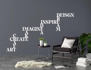 Sticker decorativ pentru birou - Creeaza, inspira!