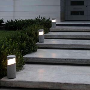 FARO BARCELONA Lampă cu postament Block din beton, reglabil, Gri, Beton, Modern