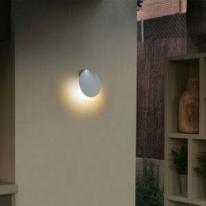 FARO BARCELONA Aplică LED de exterior Lotus pe alb, Alb, Metal, Modern