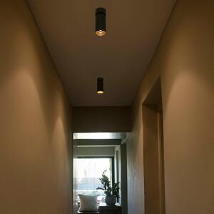 FARO BARCELONA Spot LED Stan, negru, Negru, Camera de zi / sufragerie, Metal, Modern, Plafon semicircular cu spațiere